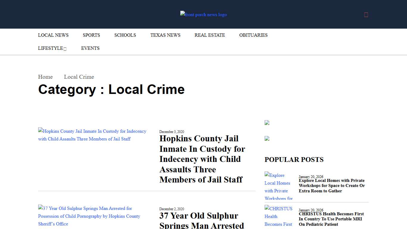 Local Crime Archives - Page 4 of 6 - Front Porch News Texas